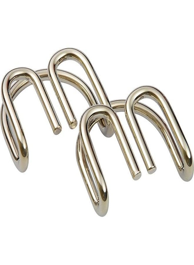 BLISSBORN Metal Puzzle Game for Kids, Multi Shape Strategic Mind Games for Kids & Adults, Brain Teaser IQ Metal Wire Puzzle Set for Kids (Metal Puzzle Set of 6) (Pack of 1) - Image 5